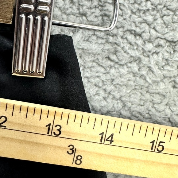 Dana Buchman Skirt Women 2P‎ Silk Black Midi Career Office Quiet Luxury Classic - Picture 6 of 6